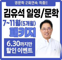 김유석 전공영어 하반기 패키지