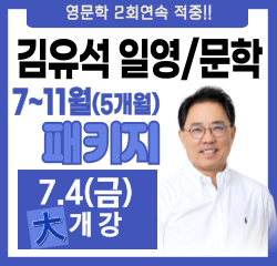 김유석 전공영어 하반기 패키지